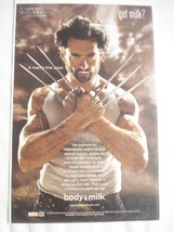 2009 Color Ad Hugh Jackman as Wolverine Got Milk? - $7.99