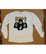 Kiss Comfort Colors Xl White 50 ANN T Shirt Long Sleeve Love From Kiss B... - $49.99