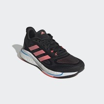 adidas Women&#39;s Supernova+ Running Sneaker GX0535 Core Black/Pink Size 9.5M - £66.56 GBP