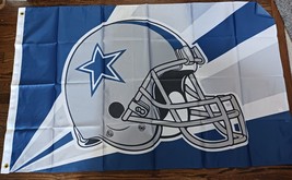 Dallas Cowboys Helmet Logo 3x5FT Flag- New Great For Dorm Decor - $17.60 CAD