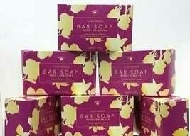 LOT 6 x Large Bolero Plant Derived ROSE + GREEN TEA Bar Soap Bath 6.25oz Revive - £23.73 GBP