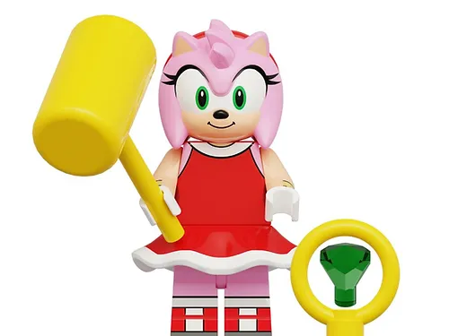 Amy Rose Sonic the Hedgehog 3 Movie Minifigure - $8.57 CAD