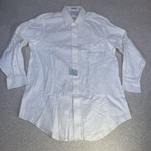 Lorenzo Uomo White Long Sleeve Dress Shirt Mens 16 1/2 32/33 New With Tags - £32.16 GBP