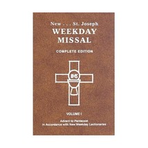 New St. Joseph Weekday Missal: Advent to Pentecost: Complete Edition: Vol 1 Cath - £30.62 GBP