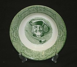 The Old Curiosity Shop Green Royal USA Berry Bowl Different Scenes Hinges on Rim - £10.27 GBP
