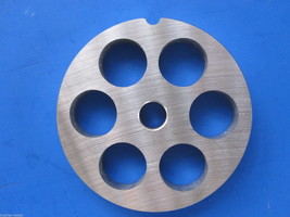 #22 x 3/4&quot; holes STAINLESS Meat Food Grinder Plate Disc Hobart TorRey LEM etc - £17.04 GBP