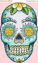 Sugar Skull - pop art - 99 x 157 stitches - Cross Stitch Pattern L638 - £3.13 GBP