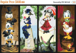 counted Cross Stitch Pattern Disney haunted mansion 276 x 178 stitches BN1122 - £3.13 GBP