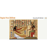 Egyptian hieroglyphs - 303 x 215 stitches) - Cross Stitch Pattern L662 - £3.14 GBP