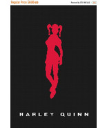 counted cross stitch pattern Harley Quinn Silhouette 165 x 234 stitches ... - $3.99