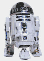 Counted Cross Stitch Pattern  R2 - D2 robot Star Wars 150 x 207 stitches BN454 - $3.99
