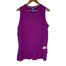 Nike Purple V-Neck Sleeveless Tank Shirt Size Large Women’s - $14.00