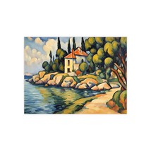 Italian Villa Ceramic Tile Backsplash Wall Art 6x8 Inches Aurora Borealis - $561.45 MXN