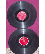 lot of {2} vintage 78 rpm records   gospel {the chuck wagon gang} - $10.89