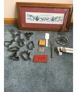 MISCELLANEOUS 8 COOKIE CUTTERS AND KITCHEN TOOLS - $15.75