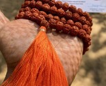LAB CERTIFIED 5 Mukhi RUDRAKSHA Rudraksh Mala ROSARY 108+1 Prayer Beads,... - £14.63 GBP