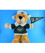 New York Jets Football Plush Bear Fan Good Stuff plush w fleece shirt &amp; ... - $14.84