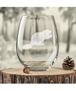 Beaver Etched Glasses - Wine, Champagne, Pint Glasses, Shot Glass - $467.85 MXN+