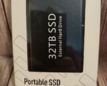 32TB  Portable SSD Mobile Storage USB 3.1 Hard Drive Enclosure Type C SH... - £45.14 GBP