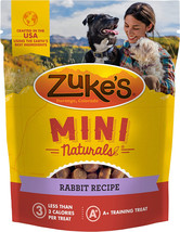 Zukes Mini Naturals Dog Treats Rabbit Recipe 3 lb (3 x 1 lb) Zukes Mini Naturals - £79.40 GBP