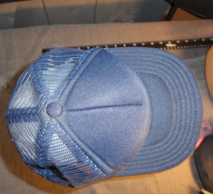 NEW BLUE BRONER USN U.S. NAVY HOT WEATHER CAP HAT ADJUSTABLE ONE SIZE FI... - $17.81