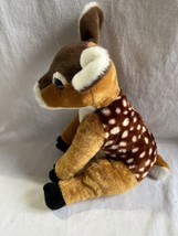 Wild Republic Fawn Baby Deer Soft Plush Stuffed Animal Spotted Brown 10" VGC - $13.85
