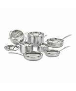 CUISINART 12 PIECE COOKWARE SET, MULTIClAD PRO TRIPLE PLY SILVER MCP-12N... - $4,984.57 MXN