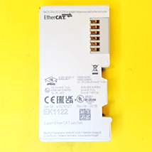 BECKHOFF EK1122 2PORT ETHERCAT JUNCTION MODULE HOT CONNECT STAR NETWORK ... - $28.23