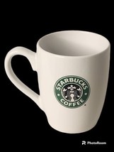  Starbucks 2008  Coffee Cup Mug White Classic Green Mermaid Logo 10.2 oz - £5.47 GBP
