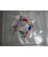 Hairdresser Stylist Vintage charm bracelet with faux stones - £15.44 GBP