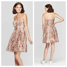 Xhilaration™ ~ Women&#39;s X-Small ~ Snakeskin &amp; Metallic Print ~ Blush Line... - $30.00