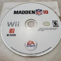 Madden NFL 10 Nintendo Wii Video Game Football EA Sports team DISC ONLY - £3.95 GBP