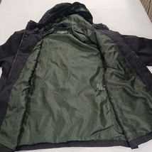 GH Bass & Co Men's Black Cotton Blend Full Zip Pockets Hoodie Jacket Size 2XL  image 11