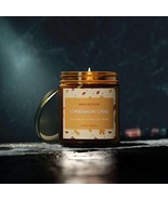 Cinnamon Chai Soy Candle Warm Spice Natural Wax Brown Glass Jar Tea Love... - $30.32 CAD