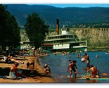 Sternwheeler SS Sicamous Showboat Penticton BC Canada UNP Chrome Postcar... - $3.51