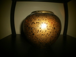 Brass Vase with Black Spots , India - $30.00