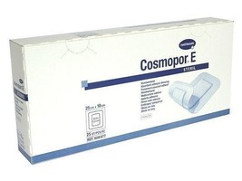 Cosmopor E Sterile Adhesive Wound Dressings 35cm x 10cm x 25 Surgical Cuts Burns - £31.40 GBP