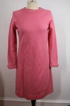 Vtg 60s Unbranded 12 Pink Knit Mod Shift Dress Jackie O Union Made - £43.23 GBP