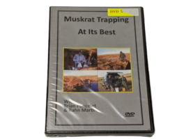 DVD Muskrat Trapping At Its Best with Brain Poncelet &amp; Rahn Martin Skinning - $29.69