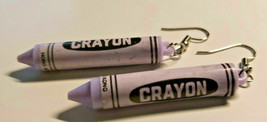 Vintage Mini Purple Crayon Cracker Jack Charms Costume Jewelry - £10.38 GBP