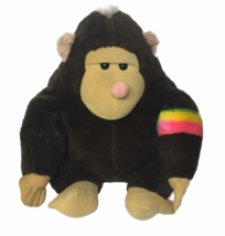 RARE Vintage Ape Monkey Gorilla Nanco Korea Large Plush Brown Stuffed Animal 13&quot; - $99.00