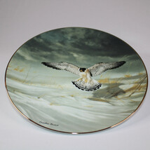 Soaring Majesty Collector Plate The Peregrine Falcon 3rd Issue Fine Chin... - $262.68 MXN