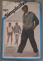 Simplicity Pattern 6426 Mens Pants Shorts Jacket Vest Henry Grethel Size M UC - £9.04 GBP