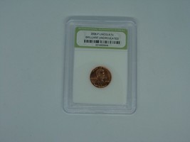 2008 P LINCOLN 1c Brilliant Uncirculated 1 One Cent Certified Coin Slabbed BU - £8.99 GBP