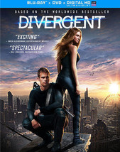 Divergent (Blu-ray/DVD, 2014, 2-Disc Set) - $6.80