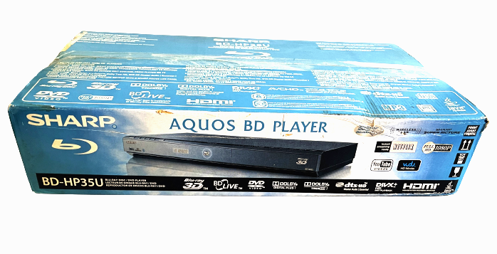 Primary image for SHARP AQUOS BLU RAY 3D AND DVD PLAYER,FULL HD ,HDMI,WITH WIRELESS LAN ADAPTER