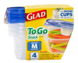 Glad® To Go Snack Food Storage Containers - £6.30 GBP