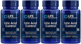 Uric Acid Control 4 Bottles 240 Capsules Life Extension - £56.44 GBP