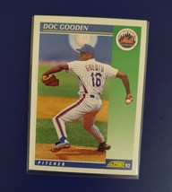 1992 Score #10 Doc Gooden Baseball Card - £1.59 GBP
