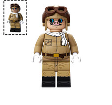 Minifigure Fat Pig Pilot  Toys US - $8.28
